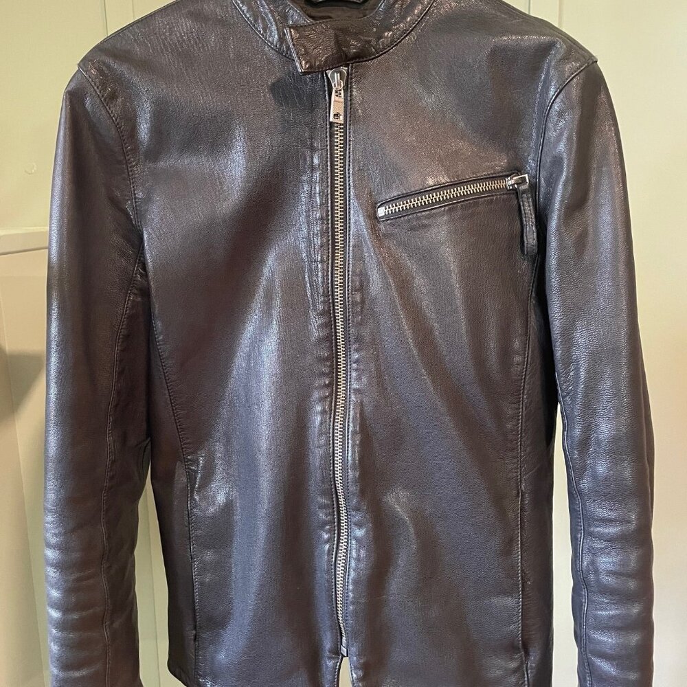 Men's Black Leather Jacket